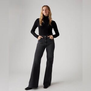 Levi's Black Flare Women's Jeans